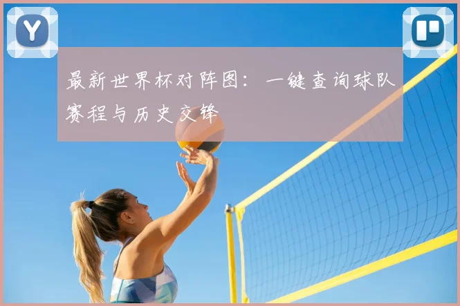 最新世界杯对阵图:一键查询球队赛程与历史交锋